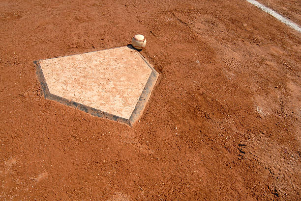 istock Baseball - Ball and homeplate 115976613