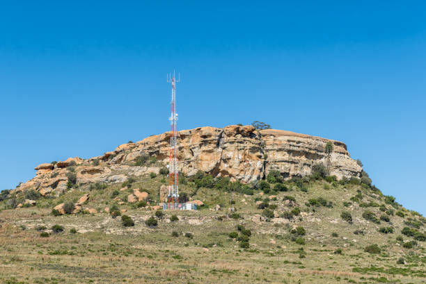 istock Typical landscape, with sandstone hill between Paul Roux and Bethlehem 1159767064