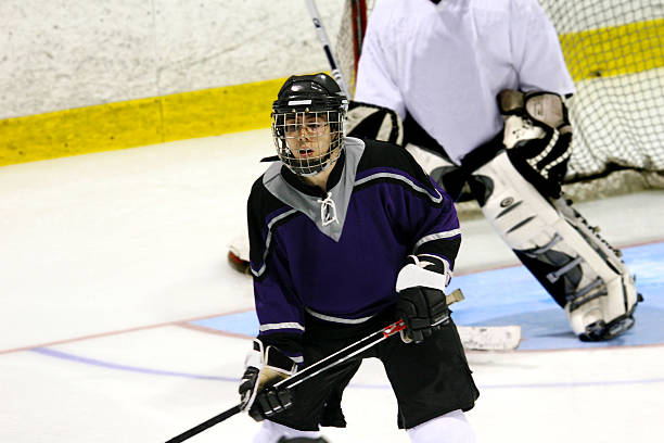 istock Ice hockey game action shot 115976738