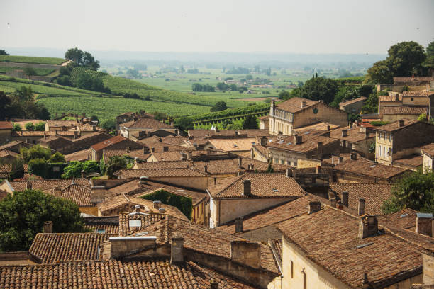 istock Saint Emilion, France, as seen from above 1159771923