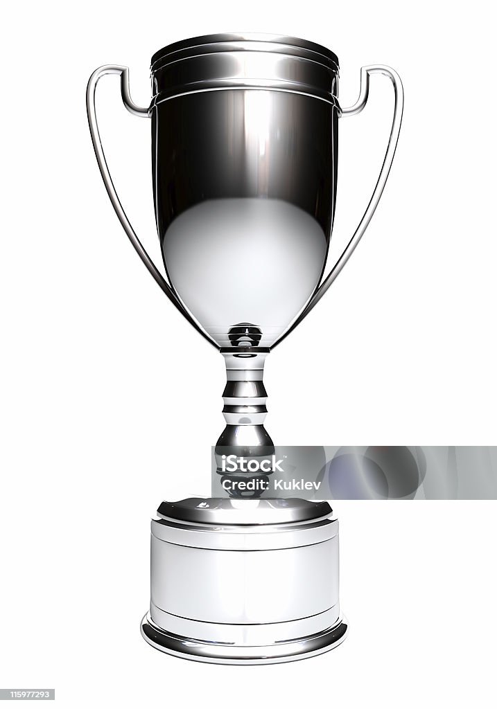 Silver Troféu - Foto de stock de Prateado royalty-free