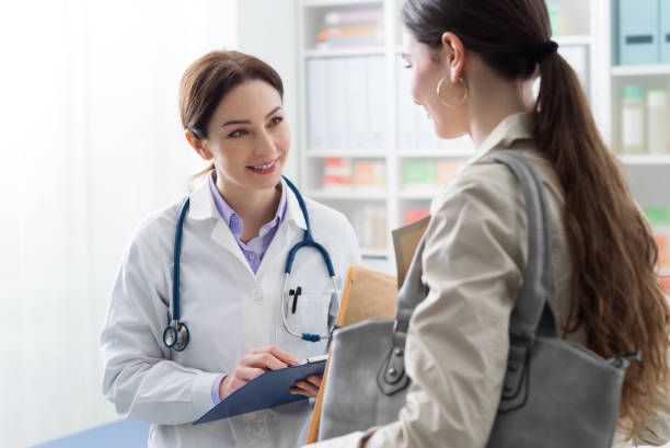 istock Doctor meeting a patient in the office 1159775287