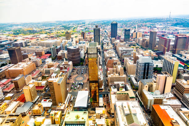 istock Johannesburg skyline, South Africa. 1159778292