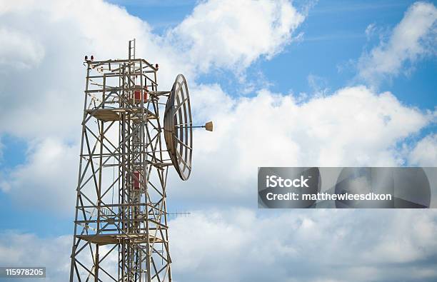 Communication Tower Stock Photo - Download Image Now - Aerial View, Antenna - Aerial, Broadcasting