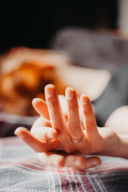 istock Lovers twist fingers 1159782189