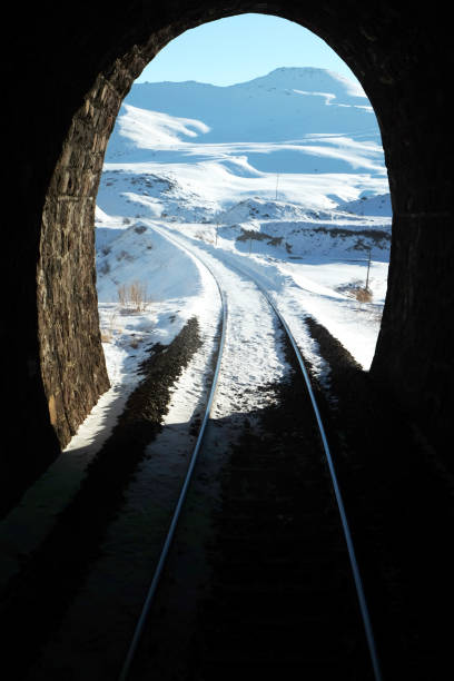 istock Winter Landscapes from the train in Turkey 1159782199