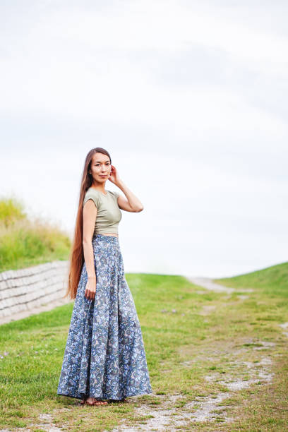 istock Woman with long hair 1159785550
