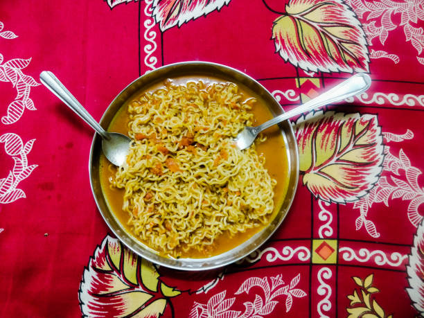 Cheese masala maggi homemade noodles