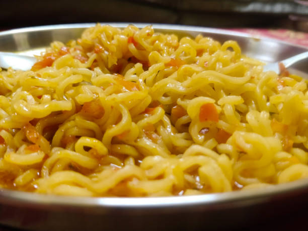 istock Cheese masala maggi homemade noodles 1159786340