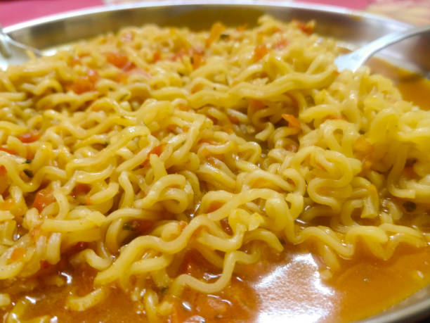 istock Cheese masala maggi homemade noodles 1159786351