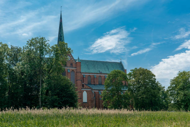 outside view of the ancient Minster church in Bad Doberan Germany