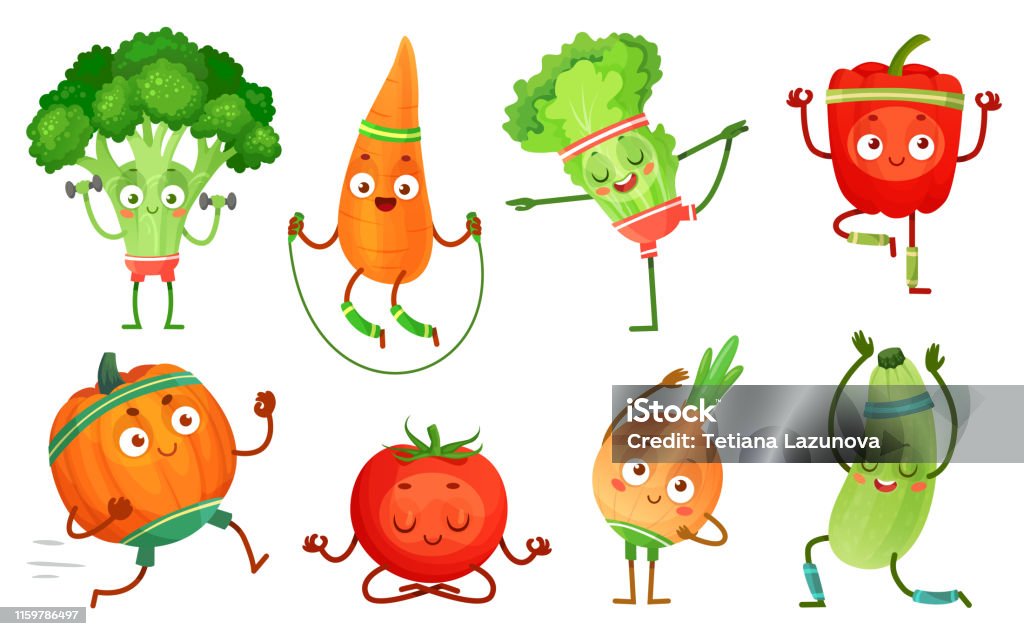 Ilustración de Fitness De Verduras De Dibujos Animados Personajes Vegetales Entrenamiento Ejercicios De Yoga Saludable Sfood Y Verduras Deportivas Vector Ilustración Conjunto y más Vectores Libres de Derechos de Vegetal - iStock Ilustración de Fitness De Verduras De Dibujos Animados Personajes Vegetales Entrenamiento Ejercicios De Yoga Saludable Sfood Y Verduras Deportivas Vector Ilustración Conjunto y más Vectores Libres de Derechos de Vegetal - iStock