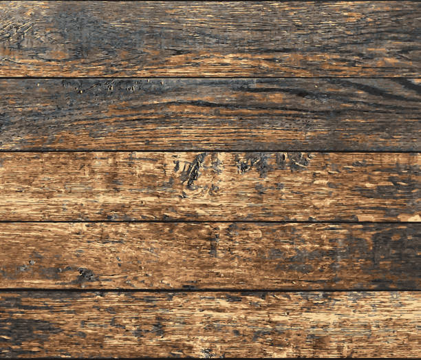 старые деревянные доски гранж, вектор - wood backgrounds plank old stock illustrations