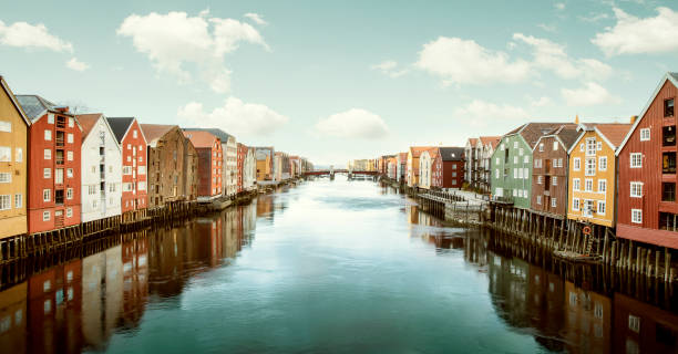 istock Panorama of Trondheim, Norway 1159789488