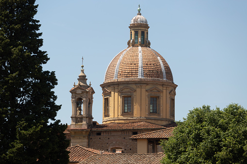 View of the church of Santa Maria del Carmine, which is a church of the Carmelite Order, Florence, Italy