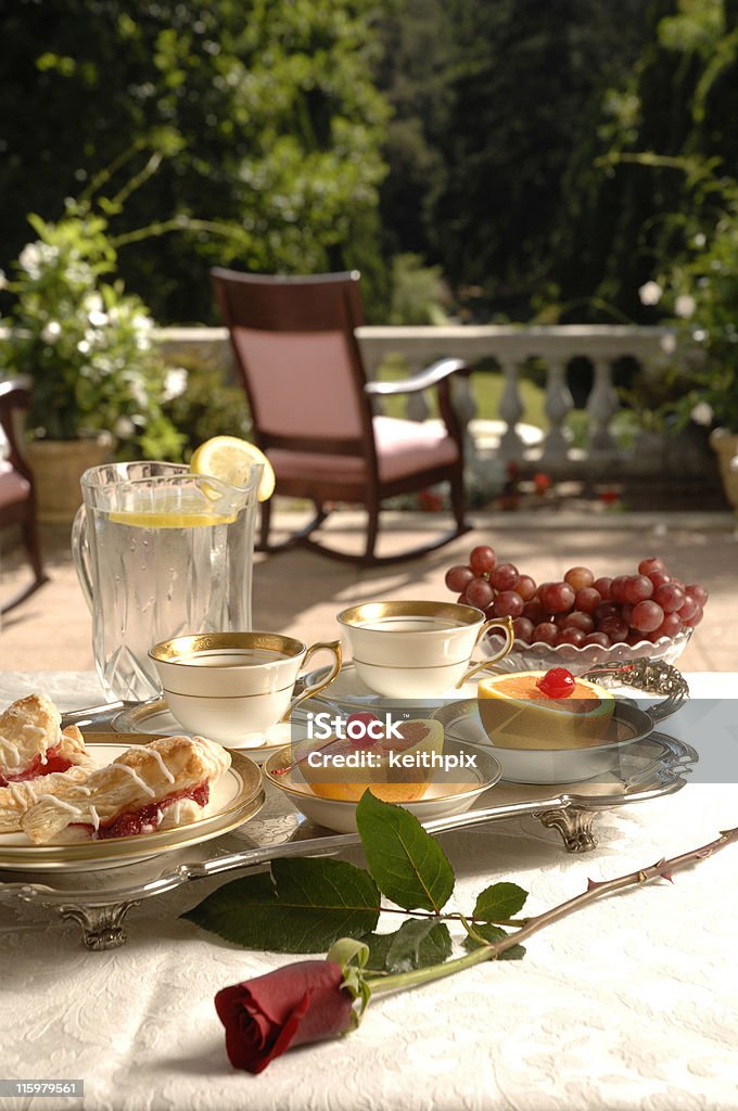 Prima colazione al the inn - Foto stock royalty-free di Ambientazione