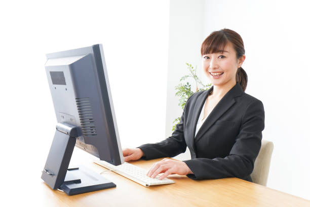 istock Business Woman working with smile 1159805556