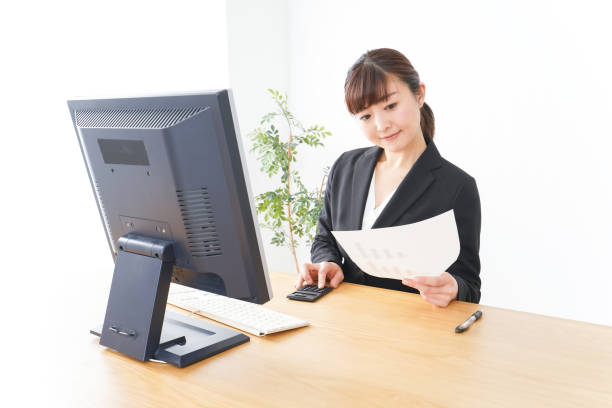 istock Business Woman working with smile 1159805569