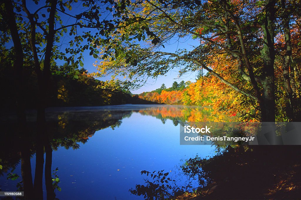 Couleurs de l'automne - Photo de Lac libre de droits