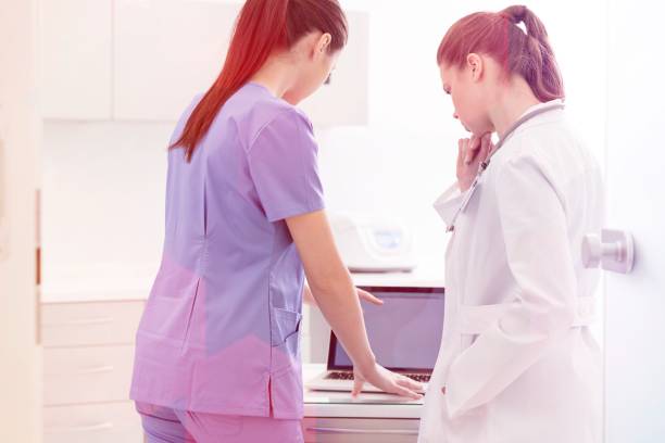 istock Medical personel (doctors, nurses and dentists) during different procedures with patients. 1159806430