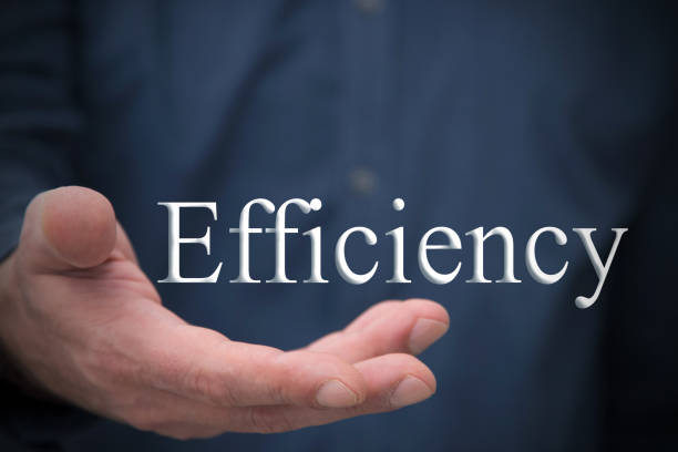 istock business man hand with the concept of efficiency 1159806897