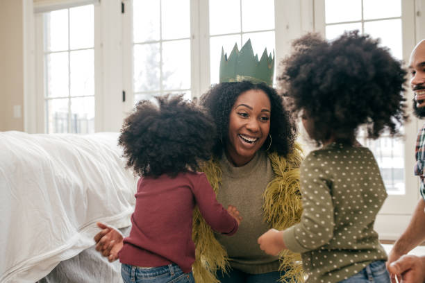 istock Family with two toddlers 1159808305