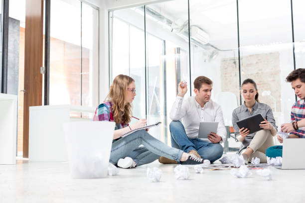 Creative business people in office