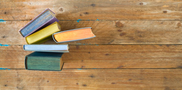 istock Arrangement of old books. Reading, learning, lterature concept 1159814317