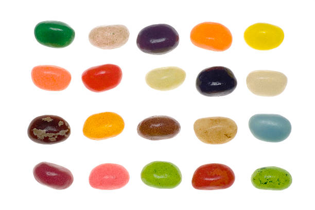 istock Selection of single colorful jelly beans 115982243
