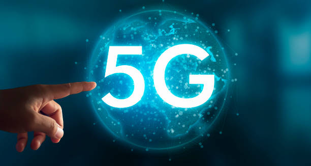 istock Businessmen connect data through modern systems of 5G technology through the most advanced security systems via 5G wireless internet, data connection around the world. 1159825761