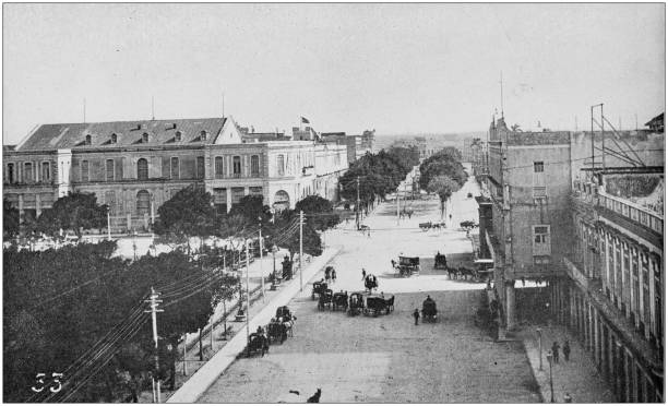 istock US Army black and white photos: Prado, Havana, Cuba 1159830515