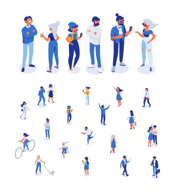 People R Vector 260+ Group Of Diverse Business People Outside Illustrations, Royalty ...
