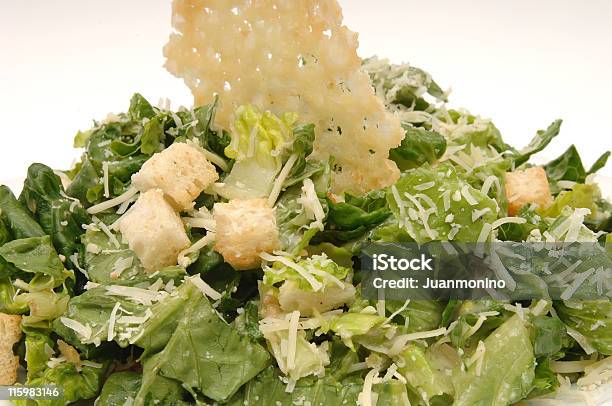 Caesarsalat Stockfoto und mehr Bilder von Beilage - Beilage, Braun, Brotsorte