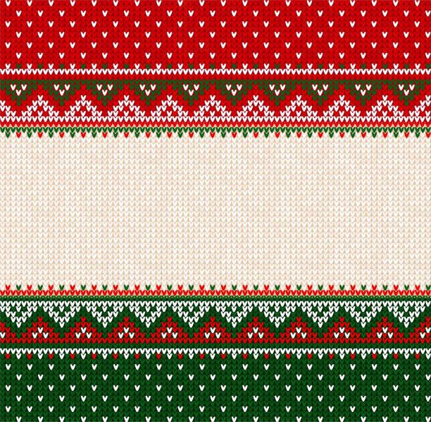 с рождеством христовым с новым годом поздравительная открытка кадр скандинавских орнаментов - ugly sweater stock illustrations