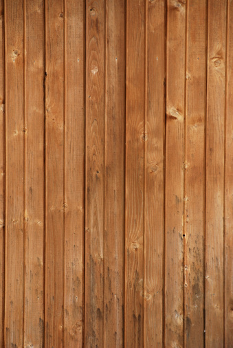 Tongue and groove wood siding.