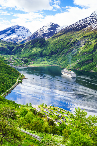 Fjord, Norway, Europe, Geiranger, Geirangerfjord