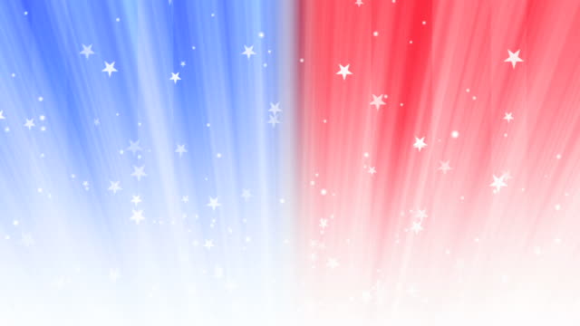 Red, White and Blue Background Loop.