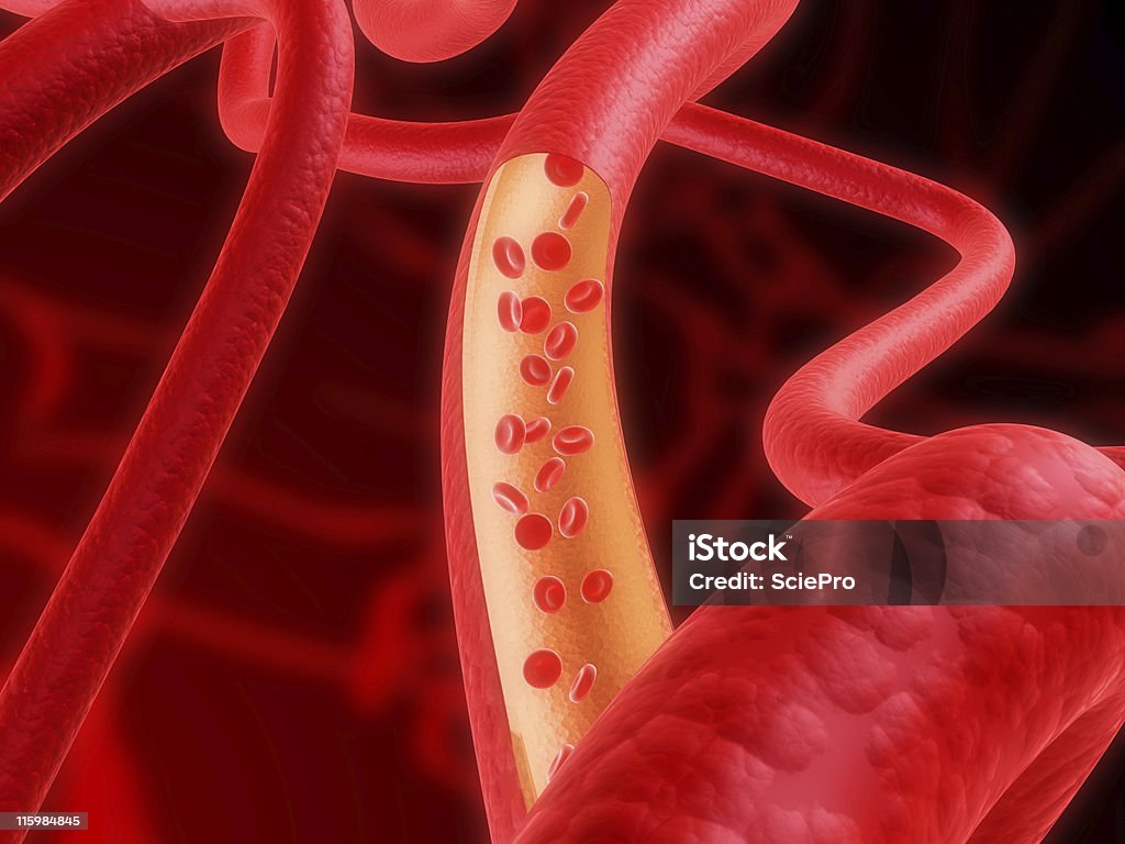 Flusso del sangue - Foto stock royalty-free di Arteria umana