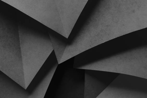 istock Background with geometric shapes of paper, composition abstract 1159852656