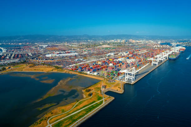 istock Oakland Harbor port terminal 1159855564