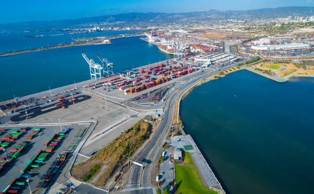 istock Oakland Harbor port terminal 1159855566