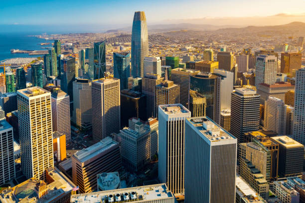 istock Downtown San Francisco aerial view 1159855575
