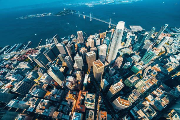 istock Downtown San Francisco aerial view 1159855592