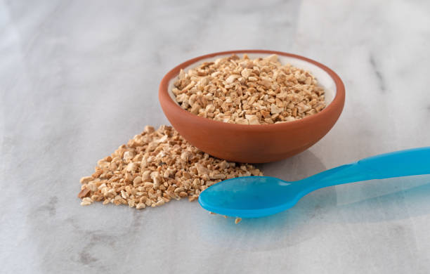 istock Cut orris root in a bowl with a spoon to the side 1159855747