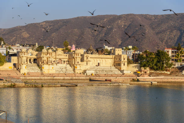 istock Chandra Ghat at Pushkar lake in Rajasthan. India 1159859861