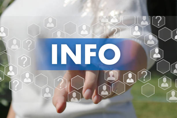 Info button. The concept of obtaining information