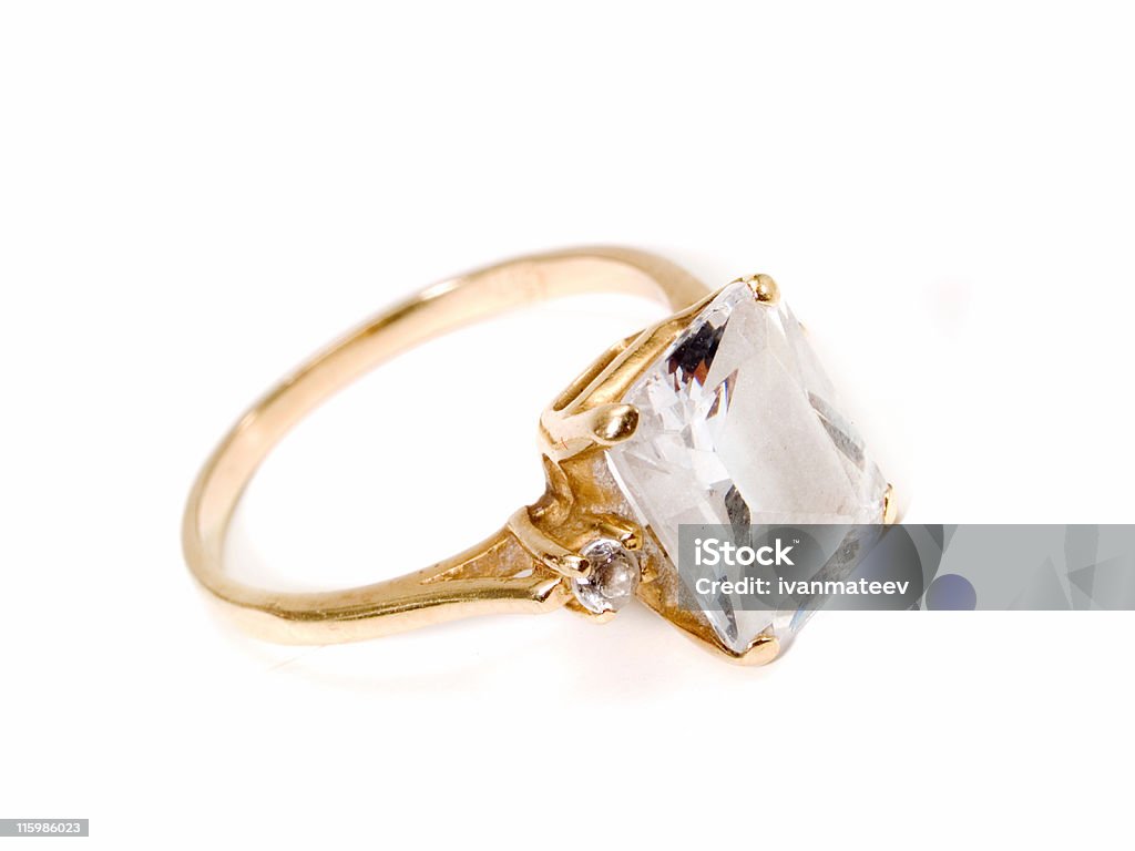 Anello di fidanzamento - Foto stock royalty-free di Diamante
