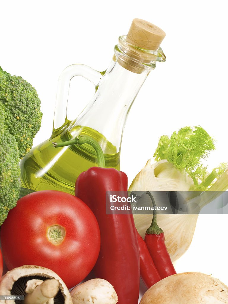 Der Vorbereitung Salat - Lizenzfrei Brokkoli Stock-Foto