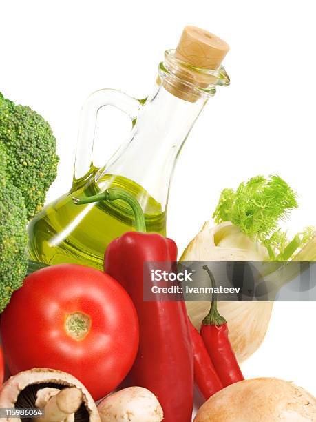 Der Vorbereitung Salat Stockfoto und mehr Bilder von Brokkoli - Brokkoli, Essen zubereiten, Extreme Nahaufnahme