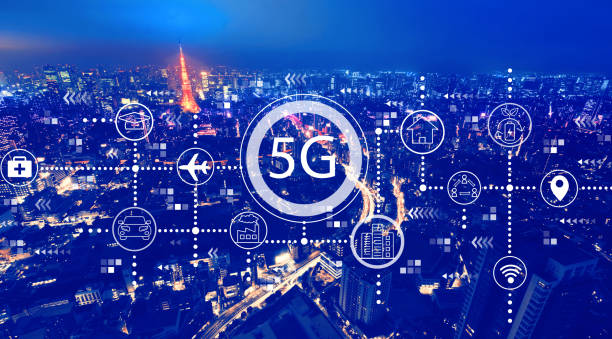 istock 5G network with aerial view of Tokyo 1159860910